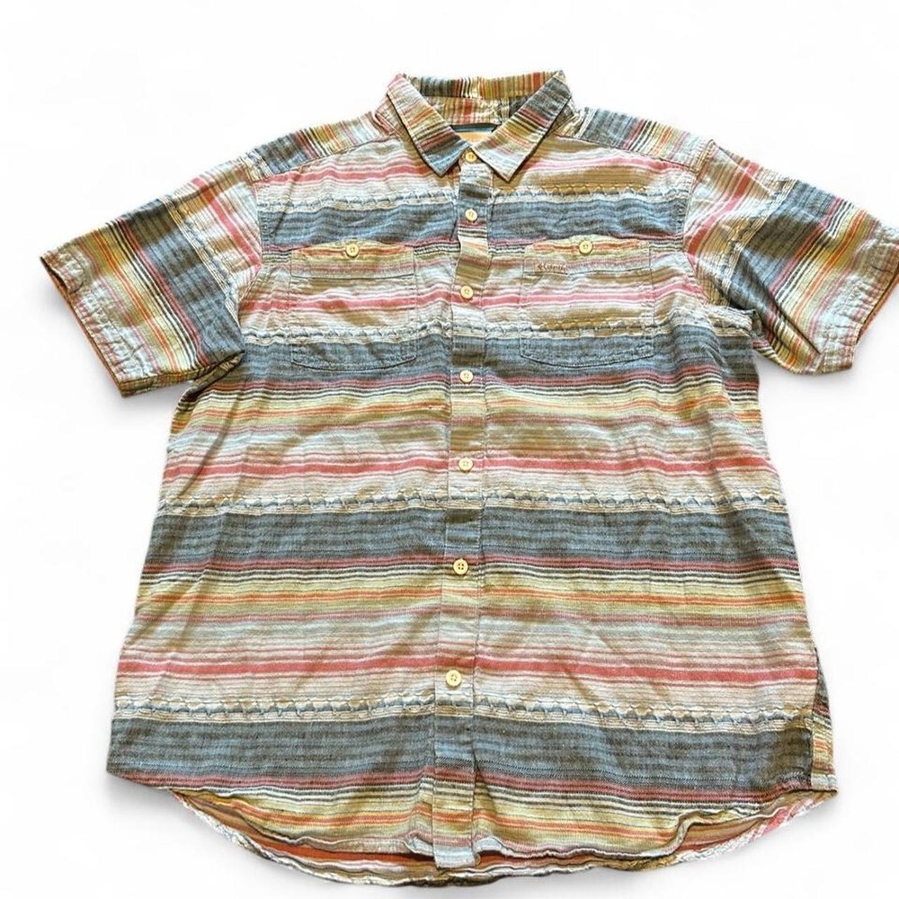 Columbia Hemp Button Up Shirt